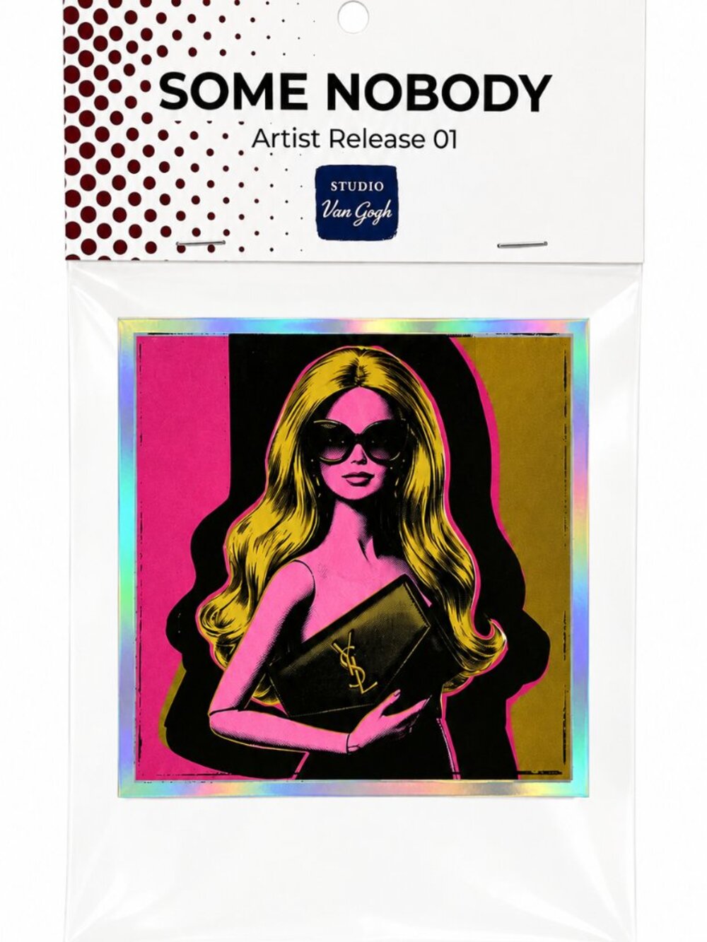 Some Nobody Artist Release 01 Sticker - YSL Barbie - NWT